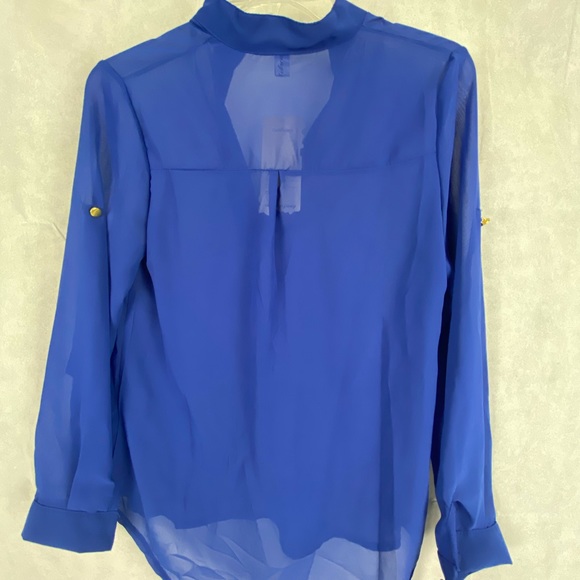 Women's NWT Sheer Blouse - Picture 3 of 6